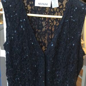 Alfani sequin vest